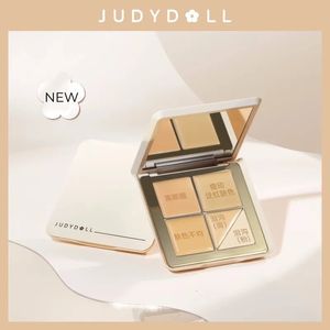 コンシーラーJudyDoll 5色パレットハイライターニキビ初心者のための目の下の暗い円はメイクアップ230927