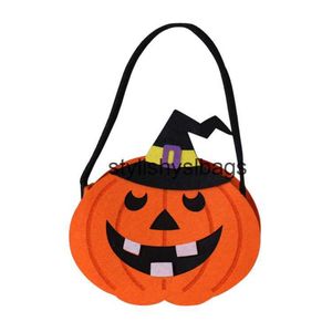 Tragetaschen Halloween tragbare Kürbistasche Candy Bag Tasche Kinder tragbare Zuckertasche02stylishyslbags