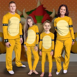 Family Matching Outfits Kids Mom Dad Pajamas 3D All Over Printed Custom Family Pyjamas Cosplay Clothes 230927