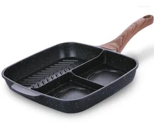 Patelnia 25 27 cm śniadaniowa Triad Titanium Pan Non-Stick Smażenie profesjonalne stek smażony garnek casting ogólny użycie kuchni narzędzia do gotowania