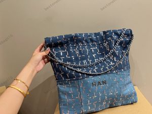 Sequin Denim Women Longchammp Tote Bag Patchwork Quilted Blue Classic Strapped Single Shoulder Crossbody Bag Shopping Outdoor Handbag Luxury Designer Suitcase