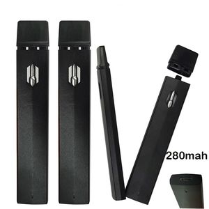 1.0ml Disposable 280mAh ceramic coil rechargeable vaporizer pen empty with rechargeable battery
