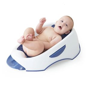 Badkarplatser Baby Bath Rack Född icke-halkbad badkar skydd mjuka barn badkar baddusch rack ihålig sätes stöd för spädbarn baby 230928