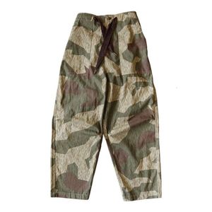 Kapital Kountry Men's Castary Pants 2023 Autumn New Exclusive Vanished Japanay Camo Loose Pleated Wide Leg Ounsers