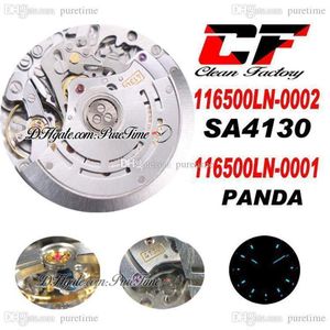 Clean CF V3 116500 SA4130 Automatik-Chronograph Herrenuhr, schwarze Keramik-Lünette, 904L-Stahl-Oystersteel-Armband, Super Edition Watc280a