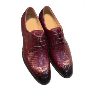 Dress Shoes Chue Men Crocodile Leahther Formal Wedding Leisure Business Party Meeting