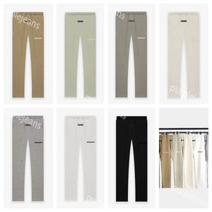 23ss Short Mens Designer Pants ess clothing Pantoufle Solid Color Black and White Sweatpants for Men Women Jogger essen hoodie set 2023