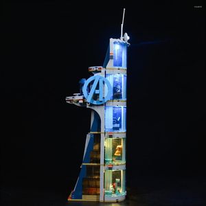 Gece Işıkları Kyglaring markası 76166 Tower Battle için LED Işık Kiti (Blok setini içermiyor)