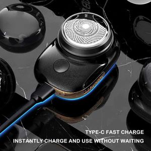 Electric Shaver New Mini Portable Electric Shaver IPX7 Waterproof Wet And Dry Dual-use Pocket Razor USB Rechargeable Shaving Machines For Men YQ230928