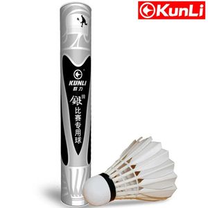 Bolas Kunli badminton petecas KLSilver Top grade Cigu pena de pato para torneio profissional super durável 230927