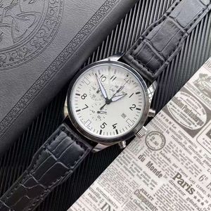 IWCS Pilot Clean-factory Series Designer Watches Iws Watch Mens Three Needle Trot Automatic Mechanical Watch 4j1m