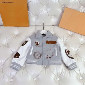 Long sleeved lapel coat for kids Woolen fabric Child jacket Size 100-150 CM Soft and smooth feel Baby Autumn Outwear Sep25