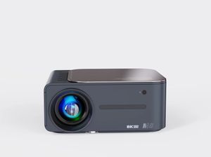 Projektorer Transpeed Projector 4K Android 11 Dual WiFi6 600 ANSI Allwinner 1080p Hemma Cinema utomhus bärbar proytor, M8 Black Outdoor Light HD Home Projector