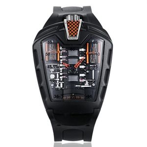 Wristwatches Poisonous Sports Car Concept Racing Mechanical Style Six-cylinder Engine Compartment Creative Watch Men's Trend F236g