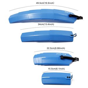 Bisiklet çamurluk teleskopik katlanır bisiklet çamurlukları, arka lamba ile hızlı serbest bırakma ön arka çamurluklar bisiklet parçaları bisiklet çamurlukları 230928