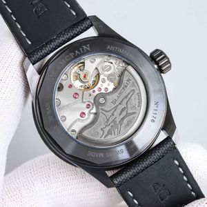 orologio di design da uomo cinquanta fathom con lunetta in ceramica orologi da polso 43,6 mm BJV7 superclone quadrante bianco zaffiro movimento meccanico automatico uhr montre luxe