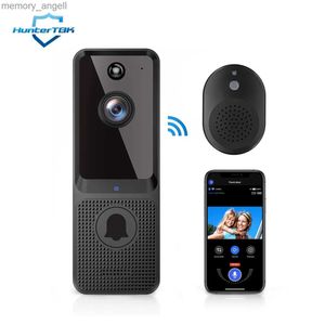 Doorbells Doorbell Camera Wireless Smart WiFi Video Doorbell with Chime Motion Detection 2 -Way Audio Night Vision Home Door Bell YQ230928