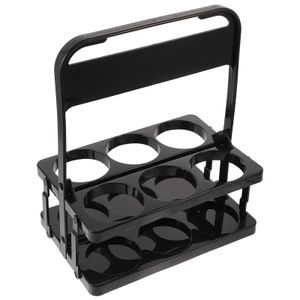 Tumblers Sports Bottle Cage Countertop Rack Cup Holder Stand Handle Football Water Carrying Folding Tray 230928