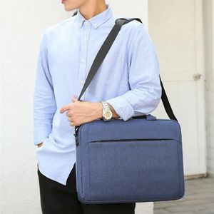 Valigette Borsa per computer da 15 pollici Tessuto Oxford Resistente all'usura Borsa per laptop di grande capacità Borsa per uomo e donna Casual Spalla da lavoro 230927