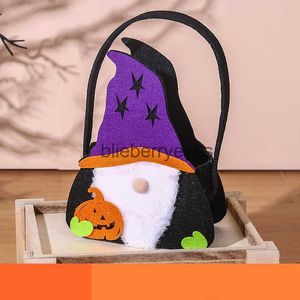 Totes New Halloween Party Non woven Pumpkin Bag Portable Candy Bag Festival Children's Candy Seeking Prop04blieberryeyes