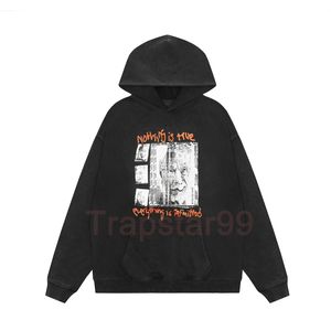 2023 Essen Tasarımcı Erkek Kadın Hoodies Pullover Sweatshirt Gevşek Essen Su Yıkama Korkusu Klasik Günlük Stil Tanrı