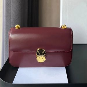 Borsa a tracolla da donna firmata BESACE TRIOMPHE borsa ascellare borsa a tracolla a catena borsa in vera pelle di grande capacità classica con lettera pochette portafoglio D-291