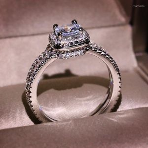 Pierścienie klastra S925 Pierścień srebrnej biżuterii dla kobiet mężczyzn Anillos de Bizuteria Real 925 Pudełka kamień naturalny