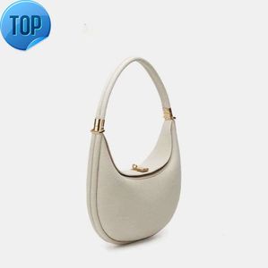 Songmont Luna Bag Luxury Designer Underarm Hobo Shoulder Half Moon Leather Purse Clutch Bag Handväska Ny stil236