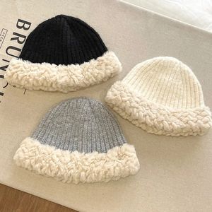 BeanieSkull Caps Women Imitation Cashmere Knitted Wool Hat Winter Thickened Warm Outdoor Casual Lolita JK Beanies Cap Accessories 230928