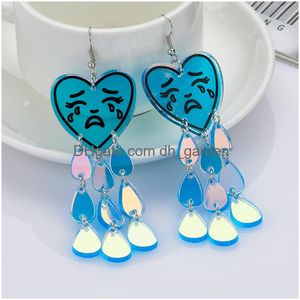 Stick Yaologe New Trend Cartoon Acrylic Drop Earrings For Women Fashion Long Pendant Ear Jewelry Girls Everyday Party Gifts Delivery Smtyq