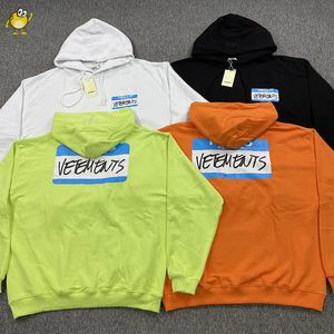 Hoodies dos homens moletom calças outono inverno vtm o-pescoço pulôver homens mulher de alta qualidade impressão de autógrafo carta sinal solto 230928