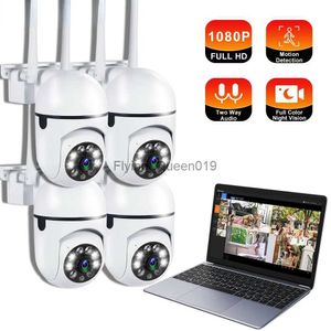 Obiettivo CCTV 1080P 5Ghz Telecamere Wifi Videosorveglianza Telecamere IP Protezione di sicurezza esterna Monitor Zoom 4.0X Home Wireless Impermeabile YQ230928