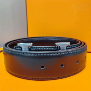 Leather belt for man designer casual womens belts silver gold smooth buckle ladies ceinture black solid color simple luxury belts woman ga03