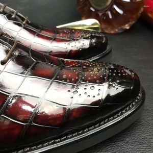 2025Dress skor chue män sko formell crocdile läder bröllop affärsmiddag