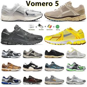 Vomero 5 Yulaf Ezmesi Dış Mekan Ayakkabıları Erkek Kadın Velvet Kahverengi Kahverengi Sarı Ocher Foton Toz Antrasit Siyah Susam Gri Beyaz Spor Sabahları Eğitmenler 36-45