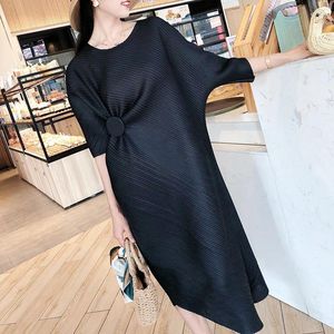 Casual Dresses Women Summer Dress Long Twill Fashion Large Size Designer Big Button Irregular Clothes