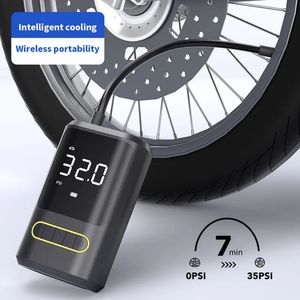 Bike Pumps Car Air Compressor 150PSI Electric Wireless Electric Bike Tire Inflator Pump for Motorcycle Bicycle Tire Tyre Inflatable Pumps 230928