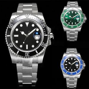 luxury watches mens automatic wristwatch aaa quality submarinerr black dial 41mm mechanical 2813 movement sapphire glass waterproof fashion montre de luxe watch