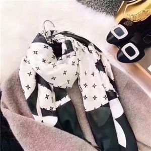 brand 100% pure silk scarf for women new spring design chain style long scarf wrap label 180x90Cm shawl331y