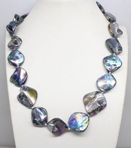 Колье Beauty 15–18 мм, ожерелье ручной работы из ракушки в стиле барокко, перламутр, 17,5 дюймов, выбор цвета