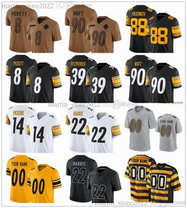 2023 Trikots 43 Troy Polamalu 7 Ben Roethlisberger 12 Terry Bradshaw 20 Rocky Bleier 23 Mike Wagner 26 Rod Woodson 31 Donnie Shell 32 Franco Harris 36 Jerome Bettis