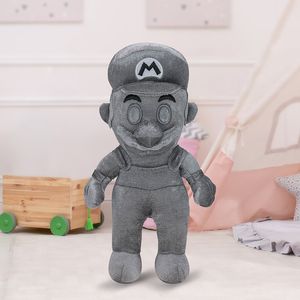 28CM Silver Sitting Brother Doll Plush Metal Texture Stuffed Game Character Toys Kids Playmate Toy Christmas Gift Toy Wholesale Fedex UPS