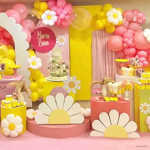 Juldekorationer DIY Daisy Daisy tema Party Decoration Bakgrund Baby Shower Girl Girl Princess Birthday Party Wedding Decor Cardboard R230928