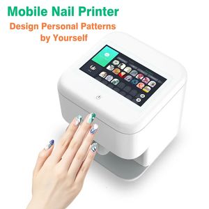 Other Items Mobile Nail Printer Pattern Printing Machine Portable 3d Art Equipment For Salon 230927