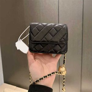 Cha Classic Lattice Designer Coins Purse Women Chian Crossbody Bag Mini Designer Wallet Womens Designer Bag Leather Handbags Fashion Letter Coin Purse 230815