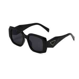 Big Square Solglasögon 2023 Designer Solglasögon Goggle Beach Sun Glasses Fashion Frame Black Man Woman Eyeglasses Valfritt högkvalitativt glasögon med paket