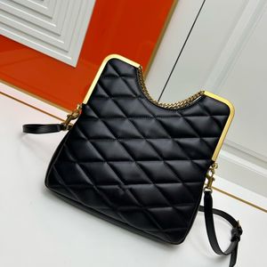Designer Handbag Luxury sheepskin shoulder bag Fashion Diamond Check underarm bag New metal flap bag Multifunctional wallet