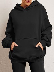 봄과 가을 디자이너 여성 캐주얼 후드 스웨터 셔츠 Ladie 's Loose Hoody hipster solice coat with pocket plus size s-xl