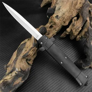 Newest Italian AUTO Tactical Pocket Folding Knife 3.82'' 440C Blade Black ABS Handle Automatic Knives EDC Hunting Survival Hand Tools BM 535 15600 4170 Christmas Gift