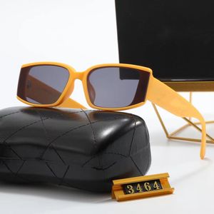 Designer Mulher Mens Sunglass Nova Marca Óculos Driving Shades Masculino Óculos Vintage Viagem Pesca Pequeno Quadro Óculos de Sol 3464 Preto Polarizado Óculos de Sol